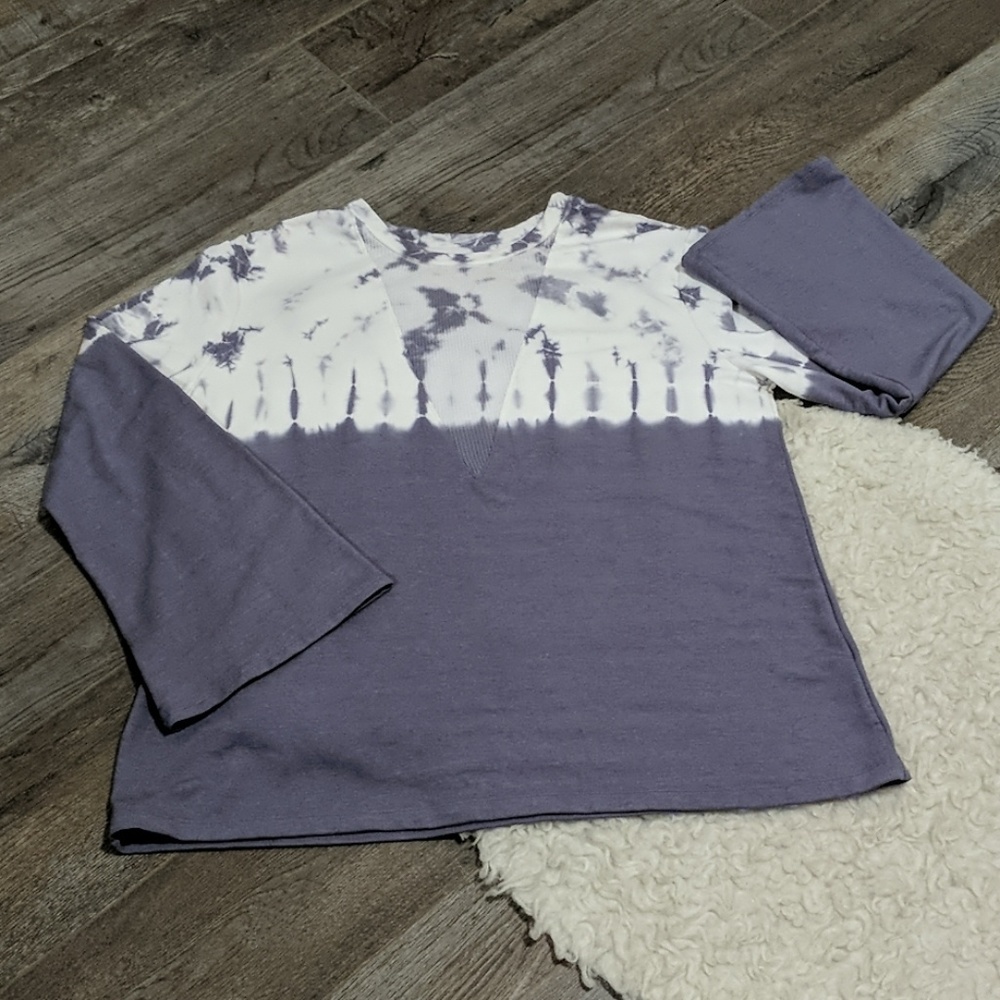 EUC ~ HOLCYON Knit Tie-dye Athletic Top - Picture 3 of 4